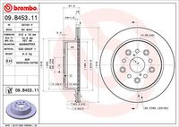 BREMBO 09B45311 - Disco de freno - PRIME LINE - UV Coated