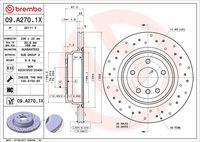 BREMBO 09A27011 - Disco de freno - PRIME LINE - UV Coated