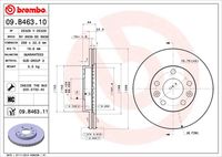 BREMBO 09B46310 - Disco de freno - PRIME LINE