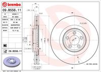 BREMBO 09B55611 - Disco de freno - PRIME LINE - UV Coated