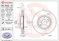 BREMBO 09A53211 - Disco de freno - PRIME LINE - UV Coated