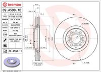 BREMBO 09A59810 - Disco de freno - PRIME LINE