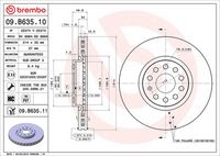 BREMBO 09B63510 - Disco de freno - PRIME LINE