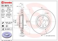 BREMBO 09B97211 - Lado de montaje: Eje delantero<br>Número de PR: 1LF<br>Número de PR: 1LL<br>Tipo de disco de frenos: ventilación interna<br>Espesor de disco de frenos [mm]: 34<br>Número de orificios: 5<br>Artículo complementario / información complementaria 2: con tornillos<br>Altura [mm]: 52<br>Diámetro de centrado [mm]: 68<br>Diámetro exterior [mm]: 356<br>Superficie: revestido<br>Espesor mínimo [mm]: 31,5<br>