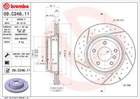 BREMBO 09C24611 - Disco de freno - PRIME LINE - UV Coated