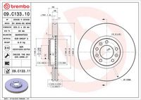 BREMBO 09C13311 - Disco de freno - PRIME LINE - UV Coated