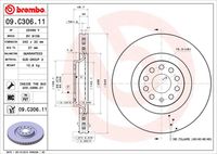 BREMBO 09C30611 - Disco de freno - PRIME LINE - UV Coated