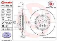 BREMBO 09C11611 - Disco de freno - PRIME LINE - UV Coated