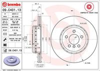 BREMBO 09B33811 - Disco de freno - PRIME LINE - UV Coated