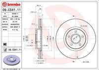 BREMBO 09.C541.11 - Disco de freno