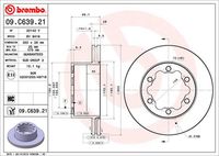 BREMBO 09C63921 - Lado de montaje: Eje delantero<br>Número de PR: 1LA<br>Número de PR: 1LB<br>Diámetro exterior [mm]: 303<br>Espesor de disco de frenos [mm]: 28<br>Espesor mínimo [mm]: 25<br>Altura [mm]: 70,4<br>corona de agujeros - Ø [mm]: 120<br>Tipo de disco de frenos: ventilado<br>Diámetro de centrado [mm]: 76<br>Número de orificios: 5<br>Superficie: revestido<br>Procesamiento: altamente carbonizado<br>Artículo complementario / información complementaria 2: con tornillo<br>cumple norma ECE: ECE-R90<br>Diámetro de taladro hasta [mm]: 16,6<br>