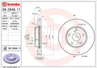 BREMBO 09.C648.11 - Disco de freno