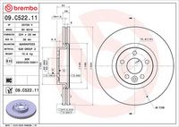 BREMBO 09C52211 - Disco de freno - PRIME LINE - UV Coated