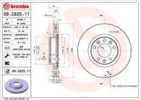 BREMBO 09C82511 - Disco de freno - PRIME LINE - UV Coated