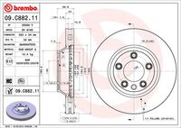 BREMBO 09C88211 - Disco de freno - PRIME LINE - UV Coated