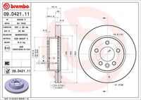 BREMBO 09D42111 - Lado de montaje: Eje trasero<br>Número de PR: 1LC<br>Tipo de disco de frenos: ventilación interna<br>Espesor de disco de frenos [mm]: 30<br>Número de orificios: 6<br>Altura [mm]: 98<br>Diámetro de centrado [mm]: 120<br>Diámetro exterior [mm]: 325<br>Procesamiento: altamente carbonizado<br>Superficie: revestido<br>Espesor mínimo [mm]: 27<br>