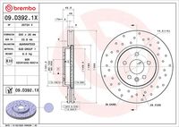 BREMBO 09D39211 - Disco de freno - PRIME LINE - UV Coated