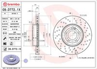 BREMBO 09D77211 - Lado de montaje: Eje trasero<br>Equipamiento de vehículo: para vehículos con paquete sport<br>para código de equipamiento especial: U29<br>Tipo de disco de frenos: macizo<br>Espesor de disco de frenos [mm]: 12<br>Número de orificios: 5<br>Artículo complementario / información complementaria 2: con tornillos<br>Altura [mm]: 44<br>Diámetro de centrado [mm]: 67<br>Diámetro exterior [mm]: 320<br>Procesamiento: altamente carbonizado<br>Superficie: revestido<br>Espesor mínimo [mm]: 10,3<br>