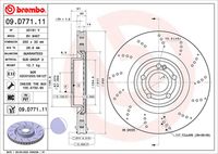 BREMBO 08D76011 - Disco de freno - PRIME LINE - UV Coated