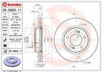 BREMBO 09D86311 - Espesor de disco de frenos [mm]: 28<br>Llanta, nº de taladros: 5<br>Cantidad de agujeros de fijación: 2<br>Espesor [mm]: 56<br>Diámetro exterior [mm]: 320<br>corona de agujeros - Ø [mm]: 130<br>Superficie: revestido<br>Tipo de disco de frenos: ventilación interna<br>Lado de montaje: Eje delantero<br>Espesor mínimo [mm]: 26<br>Diámetro de centrado [mm]: 85<br>Peso [kg]: 10,25<br>