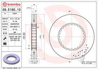 BREMBO 09949320 - Disco de freno - PRIME LINE