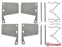 BREMBO A02246 - Kit de accesorios, pastillas de frenos - PRIME LINE