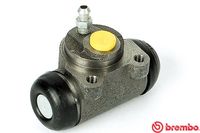 BOSCH F026002521 - Lado de montaje: Eje trasero izquierda<br>Sistema de frenos: Lucas-Girling<br>Frenos: Cilindro de freno con regulador de fuerza incorporado<br>Diámetro del pistón [mm]: 19,05<br>Referencia artículo par: F026002521<br>