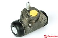 BOSCH F026002521 - Lado de montaje: Eje trasero izquierda<br>Sistema de frenos: Lucas-Girling<br>Frenos: Cilindro de freno con regulador de fuerza incorporado<br>Diámetro del pistón [mm]: 19,05<br>Referencia artículo par: F026002521<br>