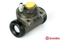 BOSCH F026002521 - Lado de montaje: Eje trasero izquierda<br>Sistema de frenos: Lucas-Girling<br>Frenos: Cilindro de freno con regulador de fuerza incorporado<br>Diámetro del pistón [mm]: 19,05<br>Referencia artículo par: F026002521<br>