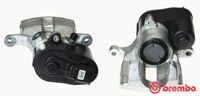 BOSCH 0986135581 - año construcción hasta: 07/2014<br>Lado de montaje: Eje trasero, derecha<br>Equipamiento de vehículo: para vehículos con freno de estacionamiento electrónico<br>Tipo de disco de frenos: macizo<br>Diámetro del pistón [mm]: 38<br>Ancho int. [mm]: 47<br>Sistema de frenos: TRW<br>Material: Hierro fundido<br>Tipo de pinza de freno: Pinza con freno estacionamiento integrado<br>Referencia artículo par: 0 986 134 575<br>