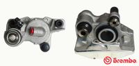 BOSCH 0986474100 - Lado de montaje: Eje delantero, derecha<br>Llanta, nº de taladros: 3<br>Diámetro del pistón [mm]: 45<br>Ancho int. [mm]: 53<br>Sistema de frenos: ATE<br>Material: Aluminio<br>Tipo de pinza de freno: Montura flotante<br>Referencia artículo par: 0 986 473 885<br>Nº art. de accesorio recomendado: 1 987 470 697<br>