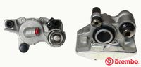 BOSCH 0986474100 - Lado de montaje: Eje delantero, derecha<br>Llanta, nº de taladros: 3<br>Diámetro del pistón [mm]: 45<br>Ancho int. [mm]: 53<br>Sistema de frenos: ATE<br>Material: Aluminio<br>Tipo de pinza de freno: Montura flotante<br>Referencia artículo par: 0 986 473 885<br>Nº art. de accesorio recomendado: 1 987 470 697<br>