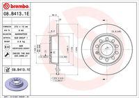 BREMBO 08B4131X - Disco de freno - XTRA LINE - Xtra