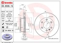 BREMBO 09950814 - Disco de freno - PRIME LINE