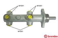 BOSCH 0986480428 - Frenos: para vehículos sin servofreno<br>Diámetro del pistón 1 [mm]: 17,5<br>Sistema de frenos: ATE<br>Longitud 2 [mm]: 185<br>Longitud 1 [mm]: 11<br>Rosca 1: 5x M10x1.0<br>Material: Hierro fundido<br>Cantidad de agujeros de fijación: 2<br>Peso [kg]: 1,2<br>Número de conexiones: 5<br>