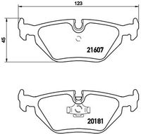 BREMBO P06013 - Juego de pastillas de freno - PRIME LINE