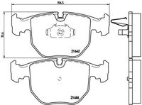 BREMBO P06021 - Juego de pastillas de freno - PRIME LINE