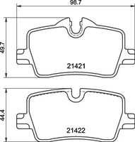 BREMBO P06113 - Lado de montaje: Eje delantero<br>Frenos: para vehículos con freno de alto rendimiento M<br>Ancho [mm]: 125<br>Espesor [mm]: 20<br>Altura [mm]: 117<br>Contacto avisador de desgaste: preparado para indicador desgaste<br>Artículo complementario/Información complementaria: sin accesorios<br>Artículo complementario/Información complementaria: con pesos de equilibrio<br>Sistema de frenos: Brembo<br>Número de WVA: 22392<br>