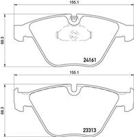 BREMBO P 06 081 - Juego de pastillas de freno