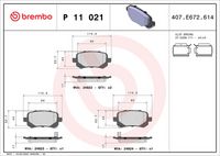 BREMBO P11021 - Longitud [mm]: 183<br>Ancho [mm]: 64<br>Homologación: ECE R90 Approved<br>Artículo complementario / información complementaria 2: Chapa antichirridos<br>Lado de montaje: Eje delantero<br>Espesor/grosor 1 [mm]: 19<br>Contacto avisador de desgaste: con avisador acústico de desgaste<br>Peso [kg]: 2,943<br>