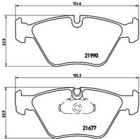 BREMBO P06065 - Juego de pastillas de freno - PRIME LINE