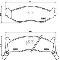 BREMBO P11006 - Juego de pastillas de freno - PRIME LINE