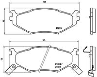 BREMBO P11007 - Juego de pastillas de freno - PRIME LINE