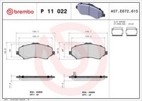 BREMBO P11022 - Lado de montaje: Eje trasero<br>Ancho [mm]: 117<br>Espesor [mm]: 17<br>Altura [mm]: 53<br>Contacto avisador de desgaste: con avisador acústico de desgaste<br>Artículo complementario/Información complementaria: con accesorios<br>Sistema de frenos: Lucas<br>Número de indicadores de desgaste [por eje]: 2<br>Número de WVA: 24824<br>Número de WVA: 24822<br>Número de WVA: 24823<br>