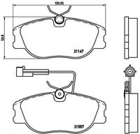 BREMBO P 23 043 - Juego de pastillas de freno