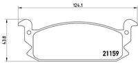 BREMBO P 16 004 - Juego de pastillas de freno