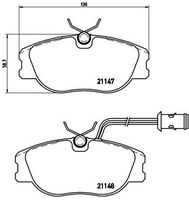 BREMBO P 23 041 - Juego de pastillas de freno