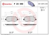 BREMBO P23090 - Juego de pastillas de freno - PRIME LINE