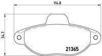 BREMBO P 23 054 - Juego de pastillas de freno