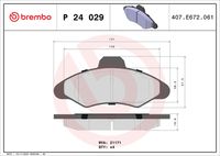 BREMBO P24029 - año construcción hasta: 12/1994<br>Lado de montaje: Eje delantero<br>Artículo complementario / información complementaria 2: Chapa antichirridos<br>Material: Low-Metallic<br>Homologación: ECE-R90<br>Número de WVA: 23300<br>Espesor [mm]: 17,5<br>Ancho [mm]: 131<br>Altura [mm]: 57,3<br>Sistema de frenos: Bosch<br>